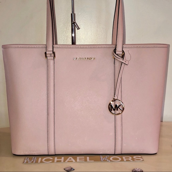 Michael Kors Handbags - MICHAEL KORS🌸SADY LAPTOP TRAVEL TOTE BLOSSOM PINK